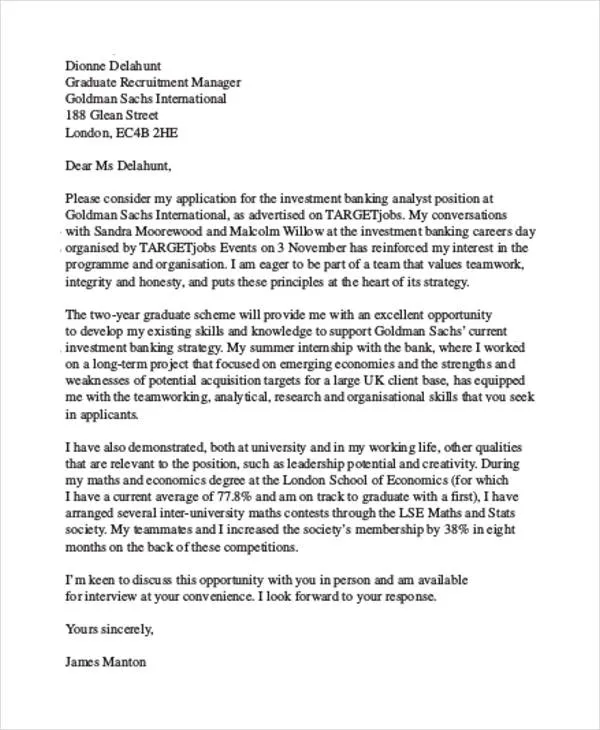 35155 banking cover letter formatting