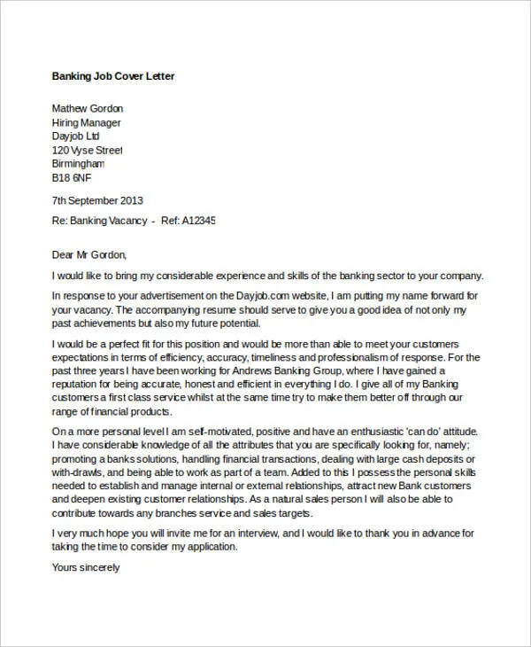 35155 banking cover letter mistakes