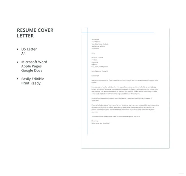 35155 banking cover letter skills