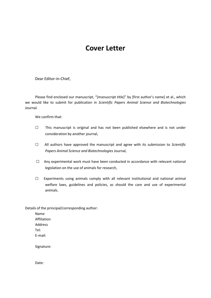 35156 cover letter formatting