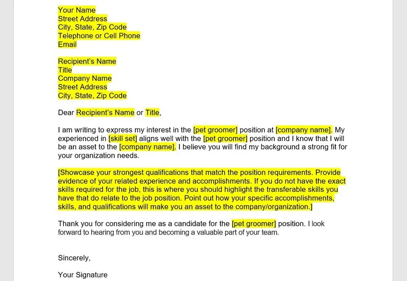 35158 pet care cover letter image5