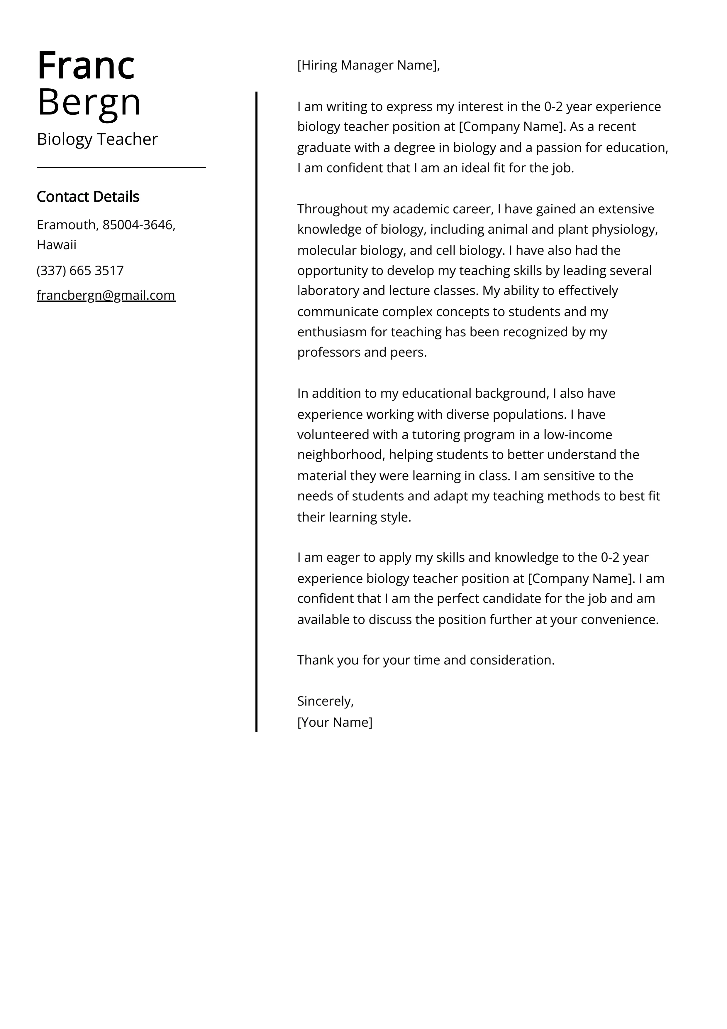 35161 biology cover letter proofreading