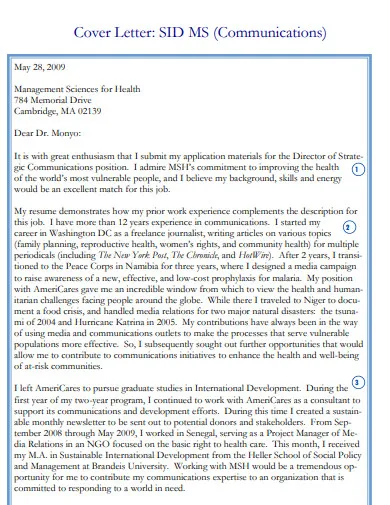 35168 cover letter format body