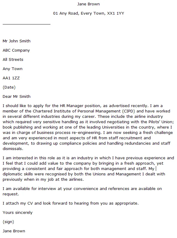 35172 hr cover letter example 1