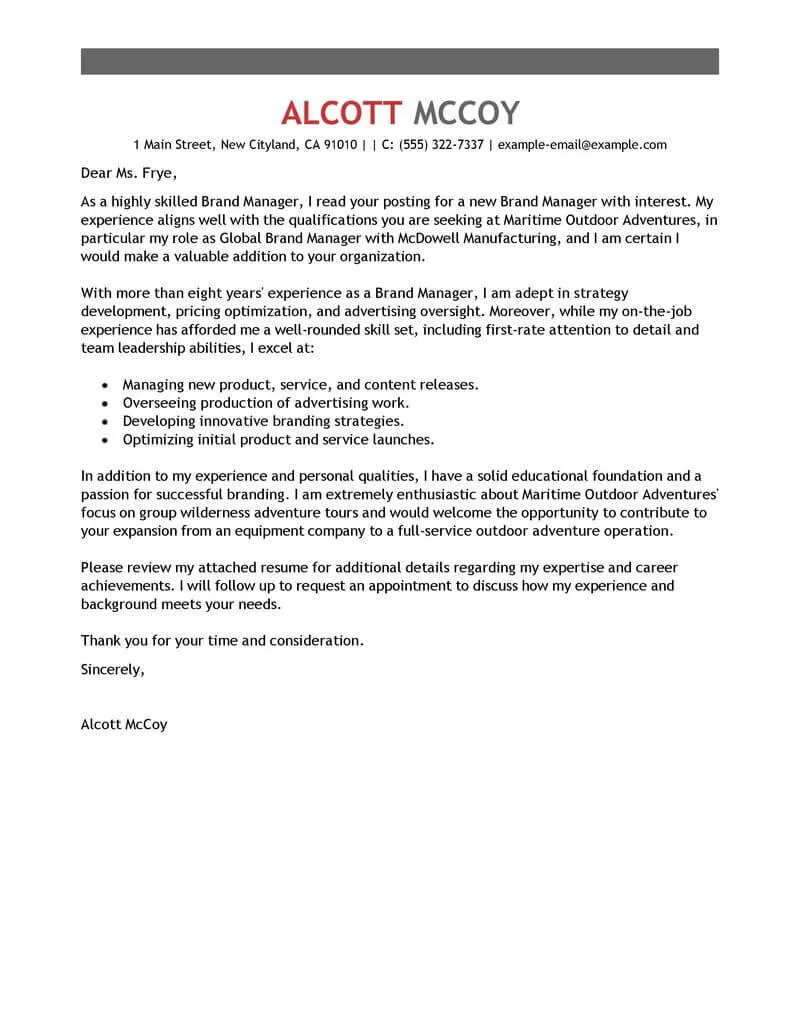 35192 key requirements cover letter