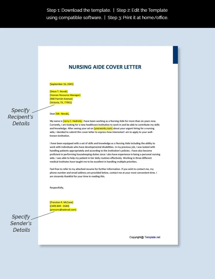 35211 cover letter formatting