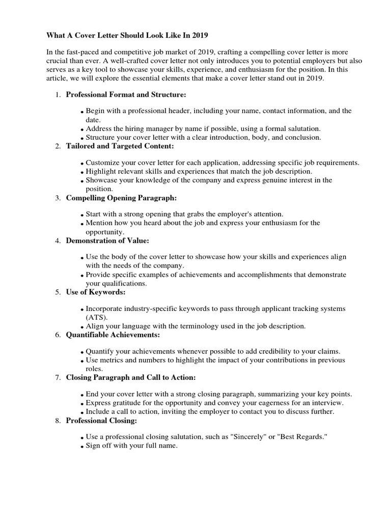 35232 cover letter structure