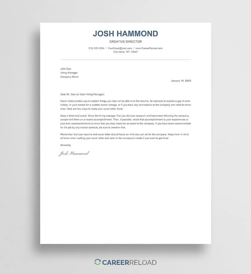 35234 cover letter formatting