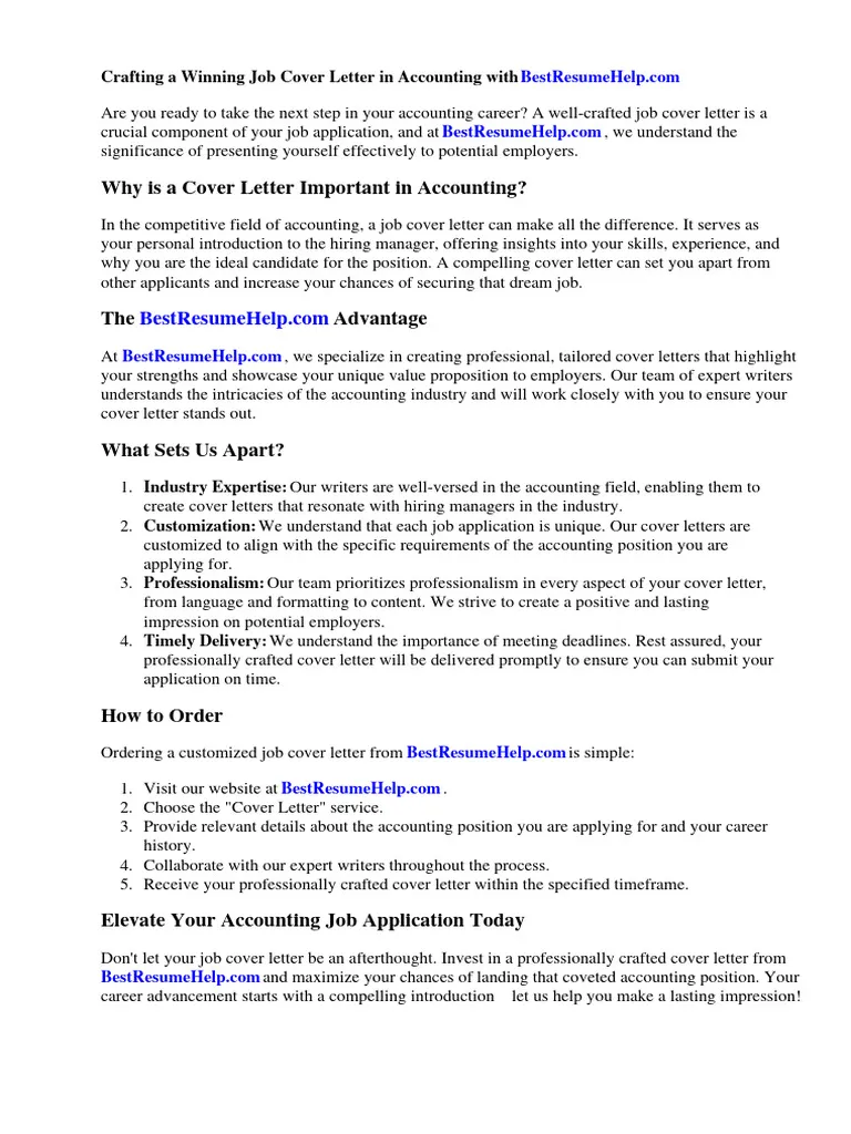 35242 accounting cover letter guide