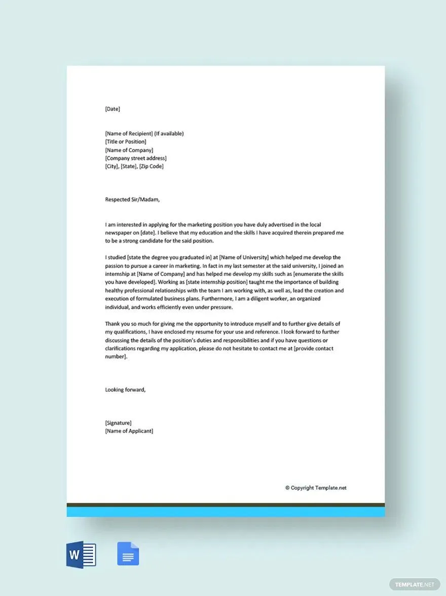 35243 marketing cover letter 6