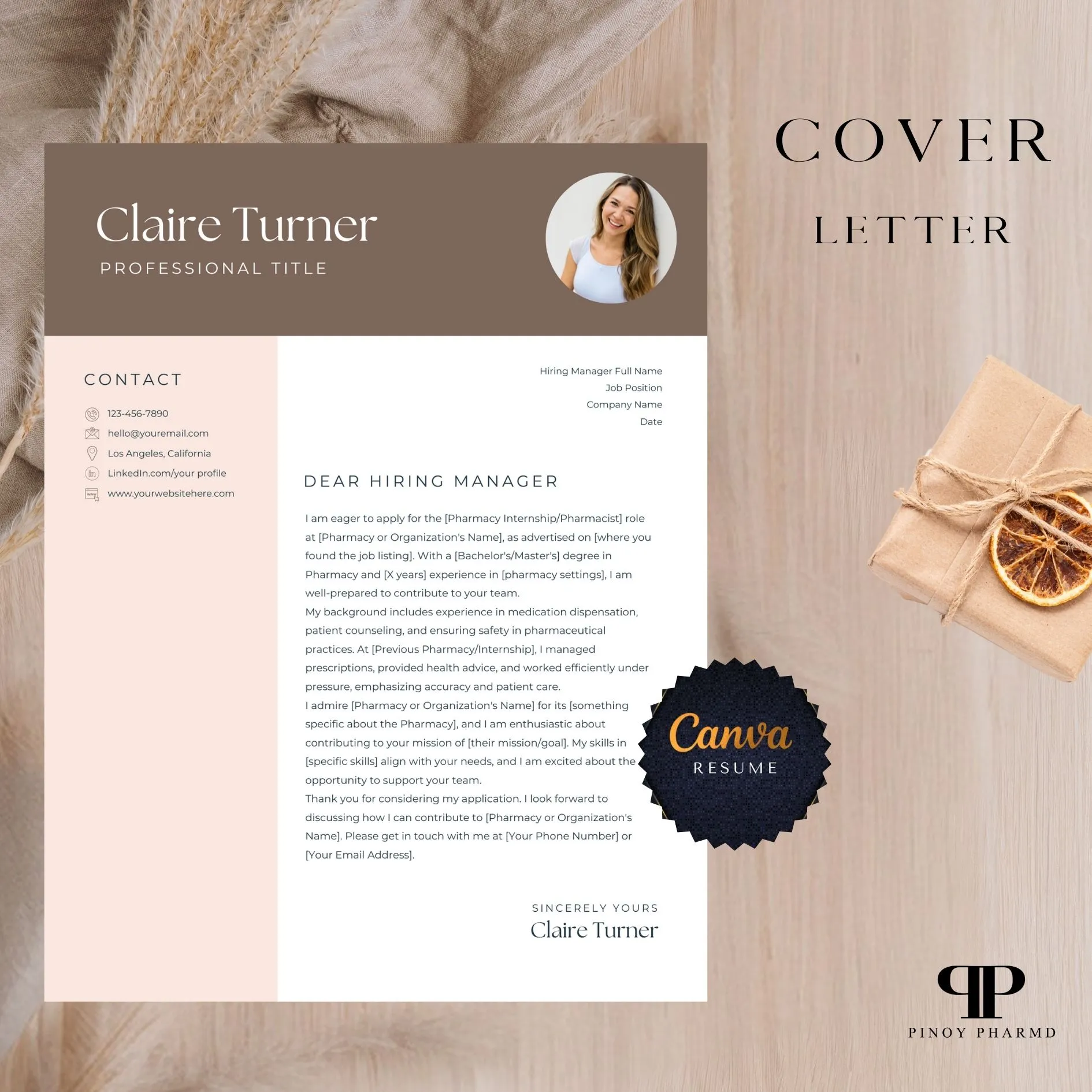 35258 cover letter modern template