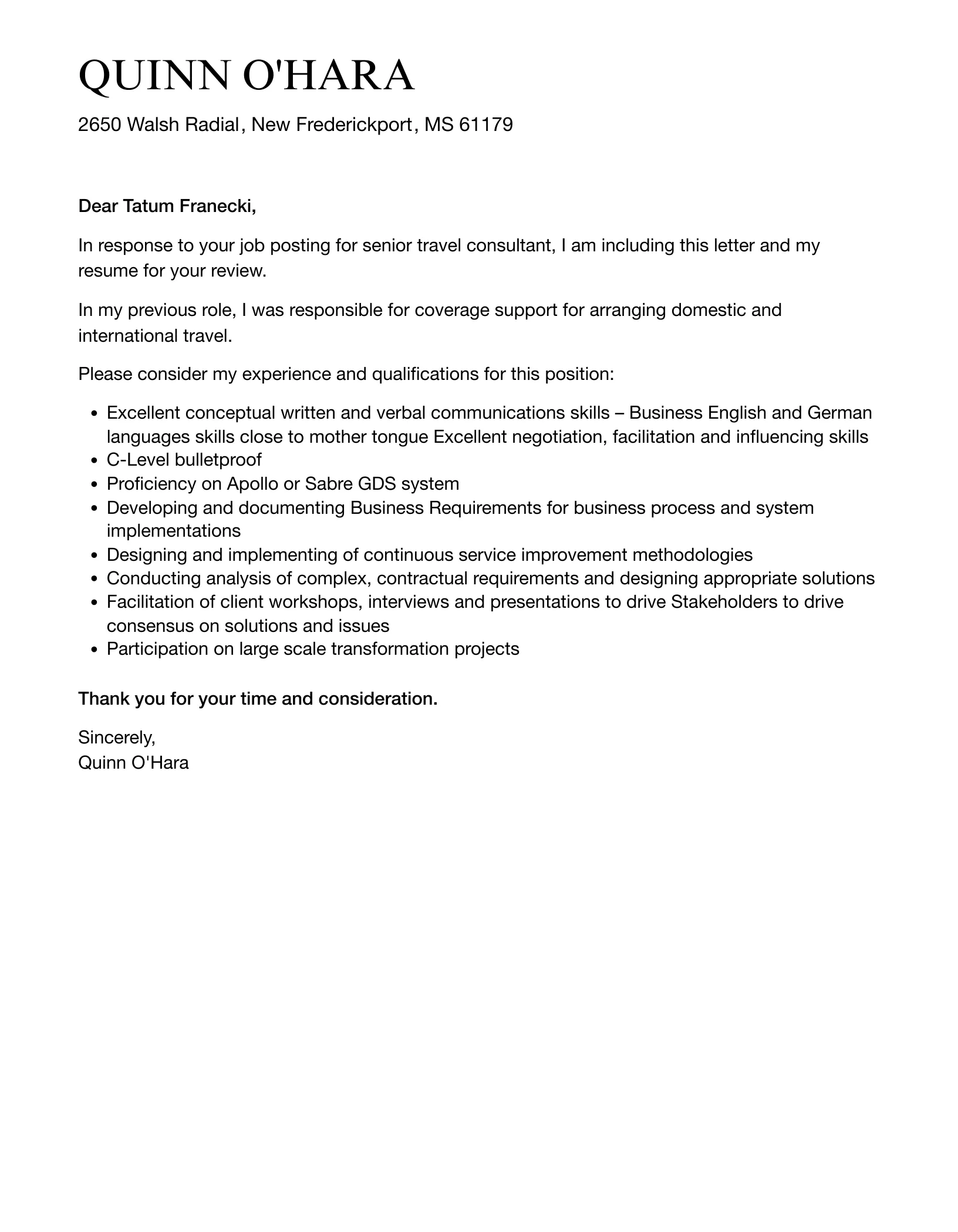 35265 cover letter travel consultant 4