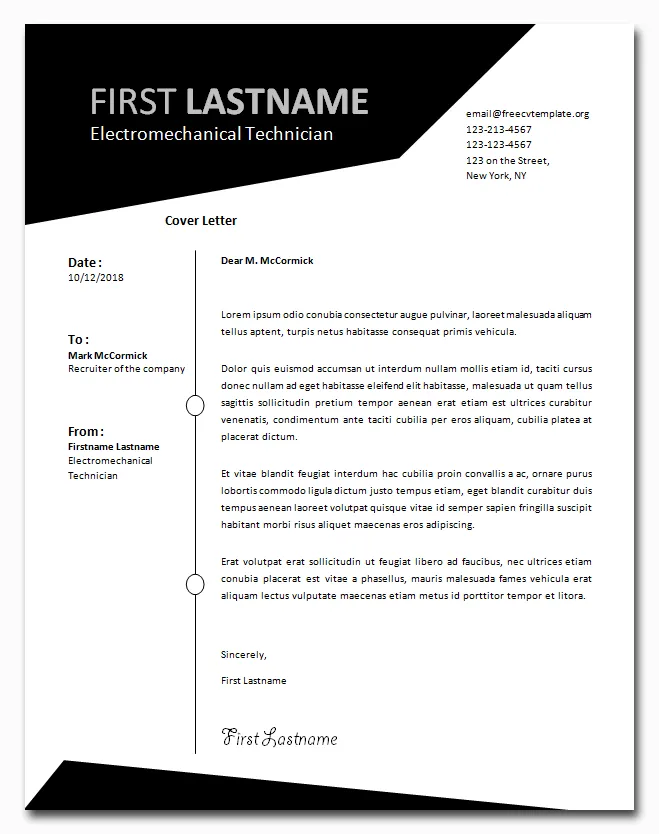 35275 submitting cover letter