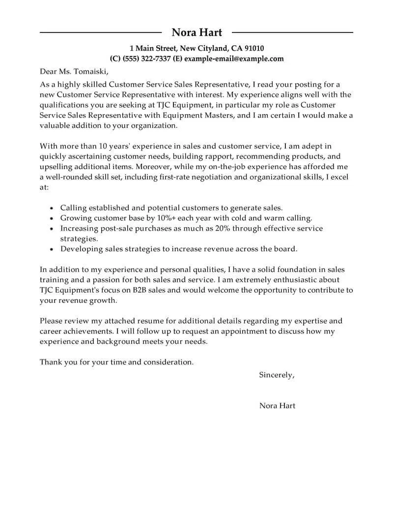 35282 adaptable sales cover letter