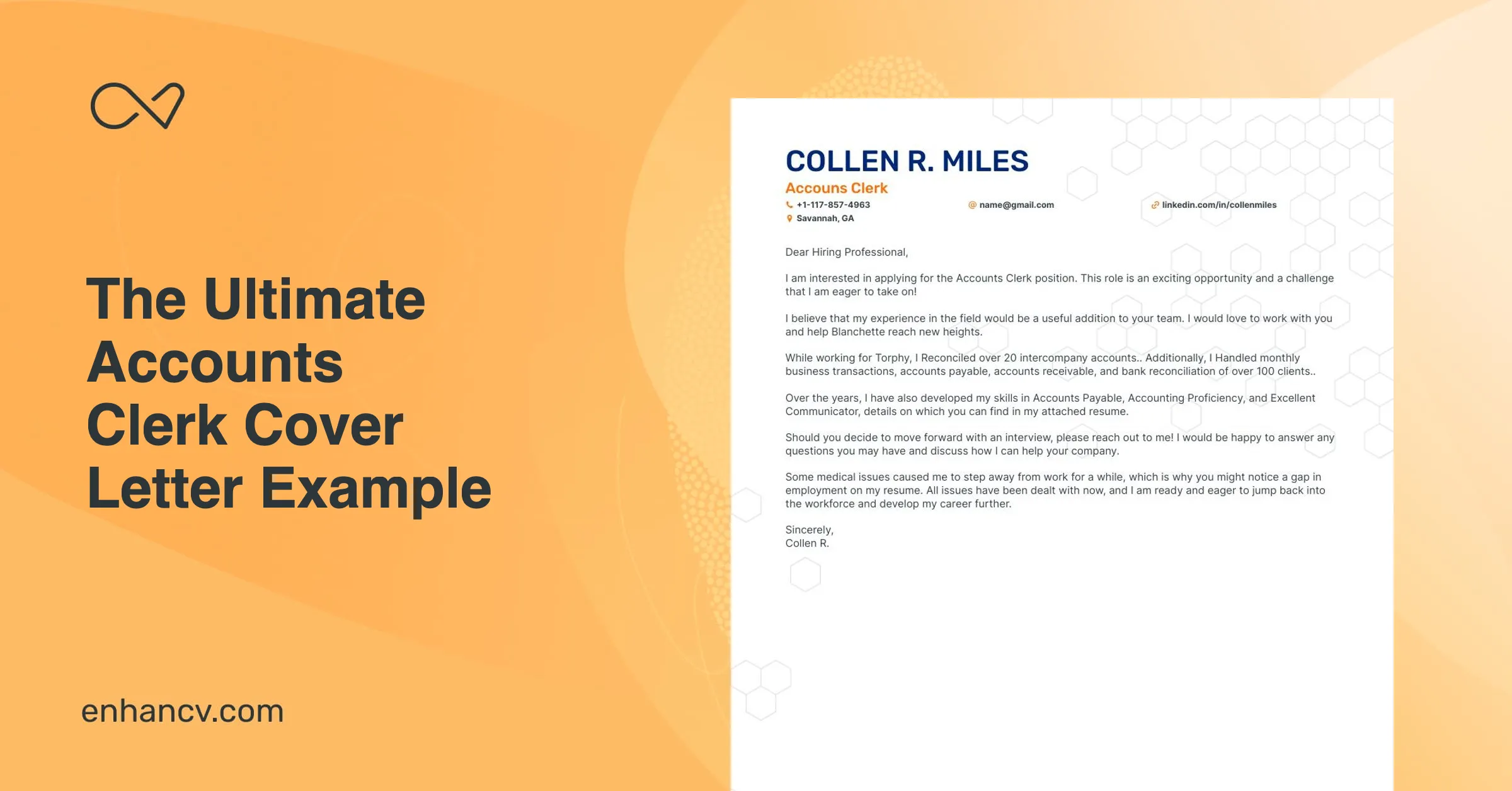 35289 account clerk cover letter formatting