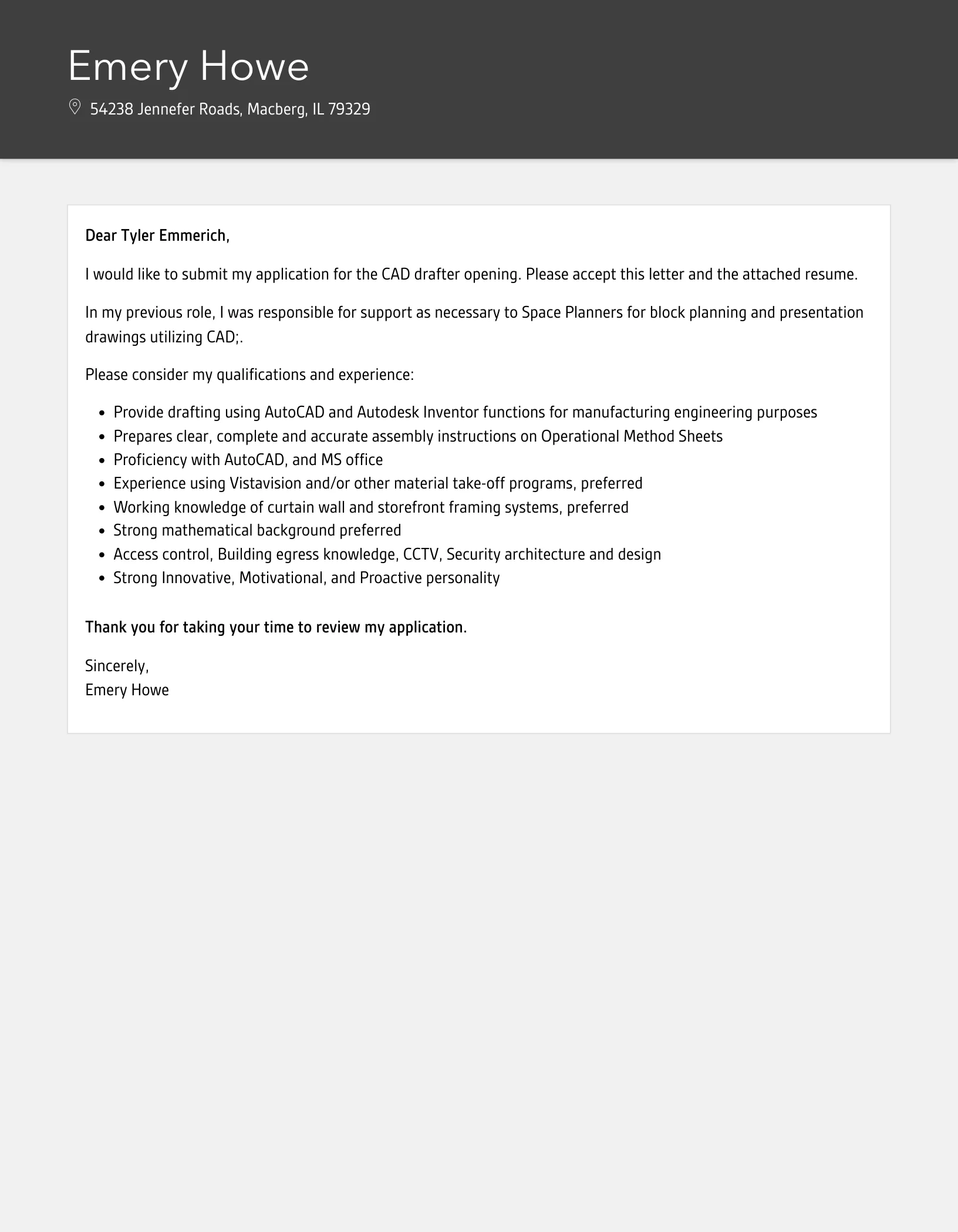 35293 cover letter cad drafter