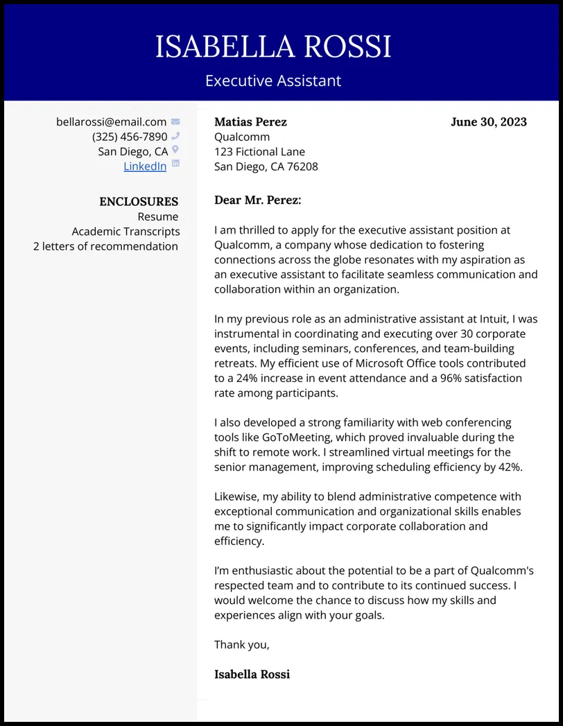 35307 achievements executive assistant