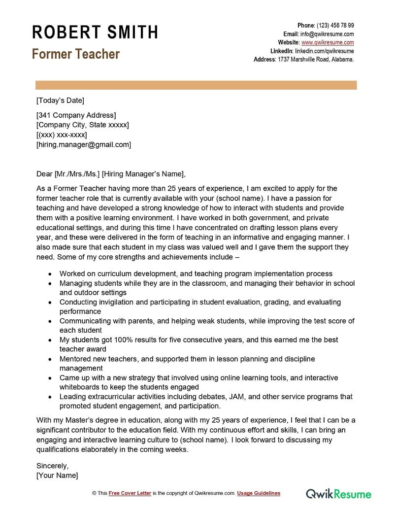 35309 teacher cover letter mistakes