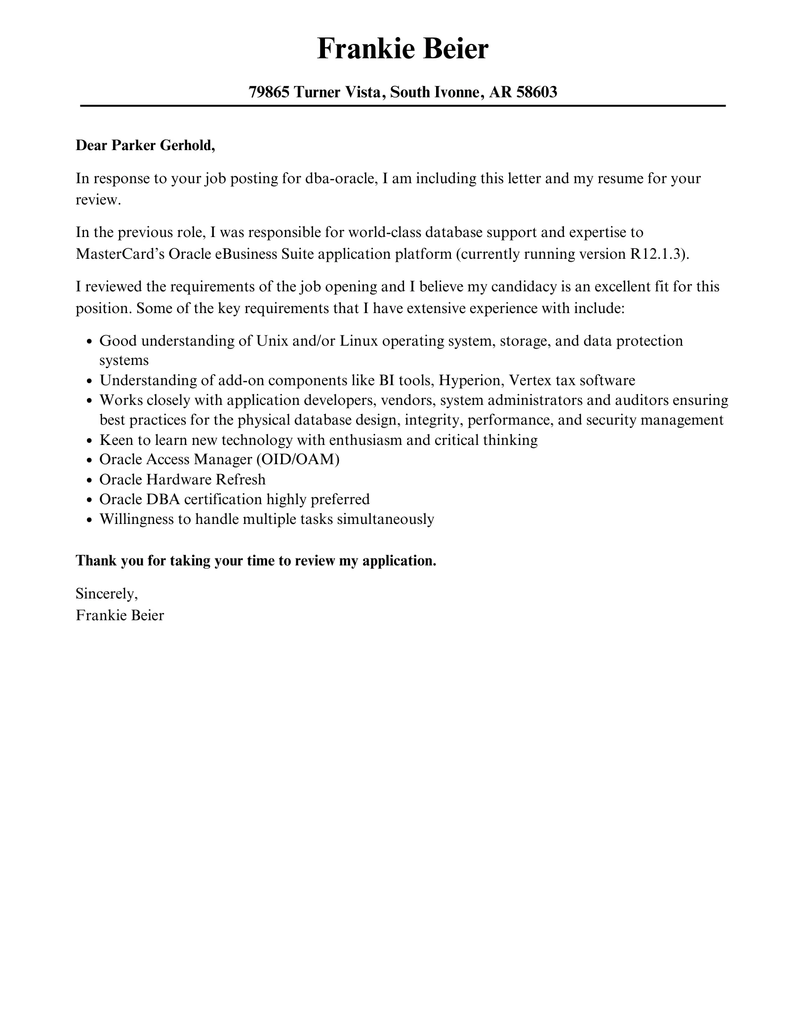 35310 oracle dba skills