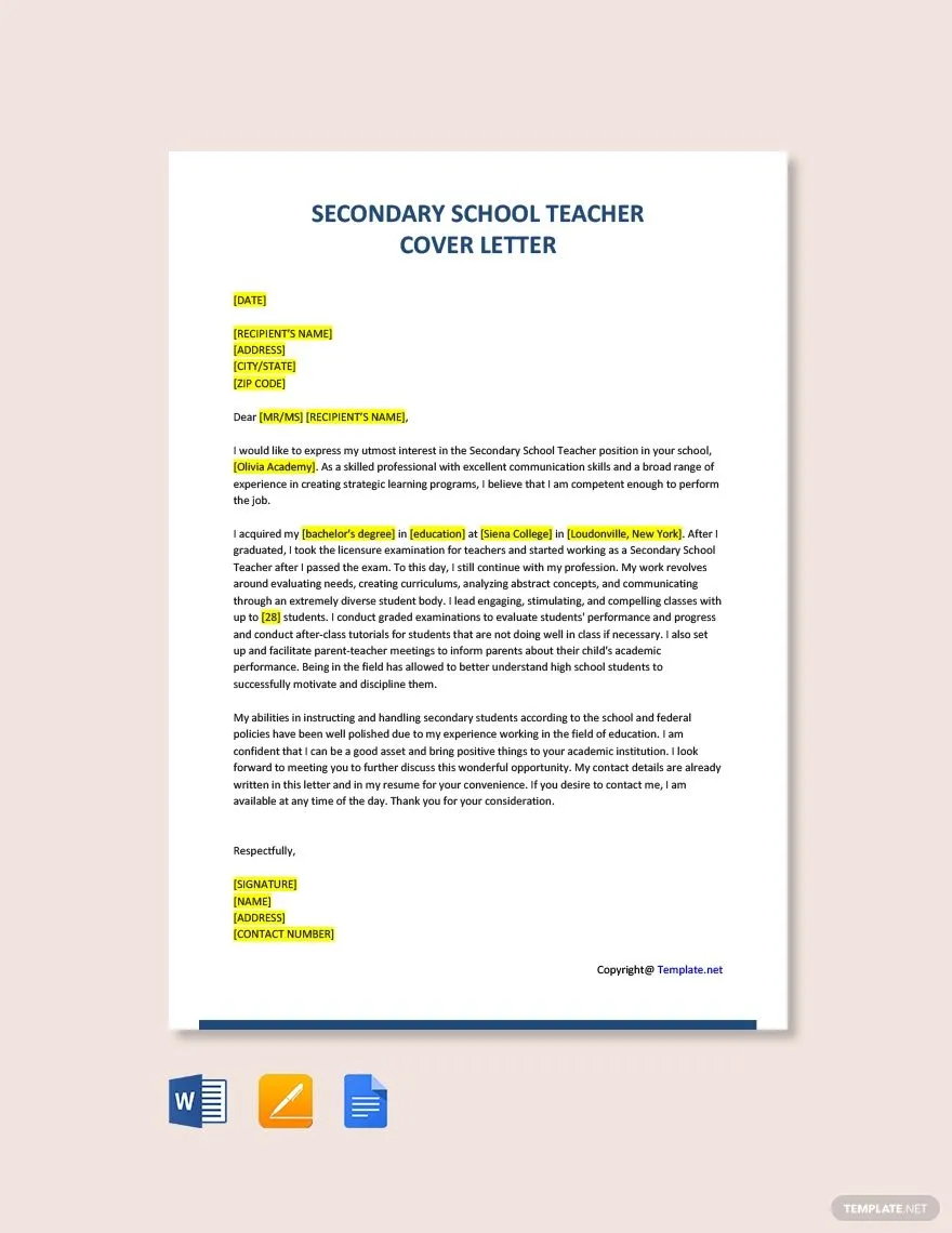 35315 cover letter school district 5