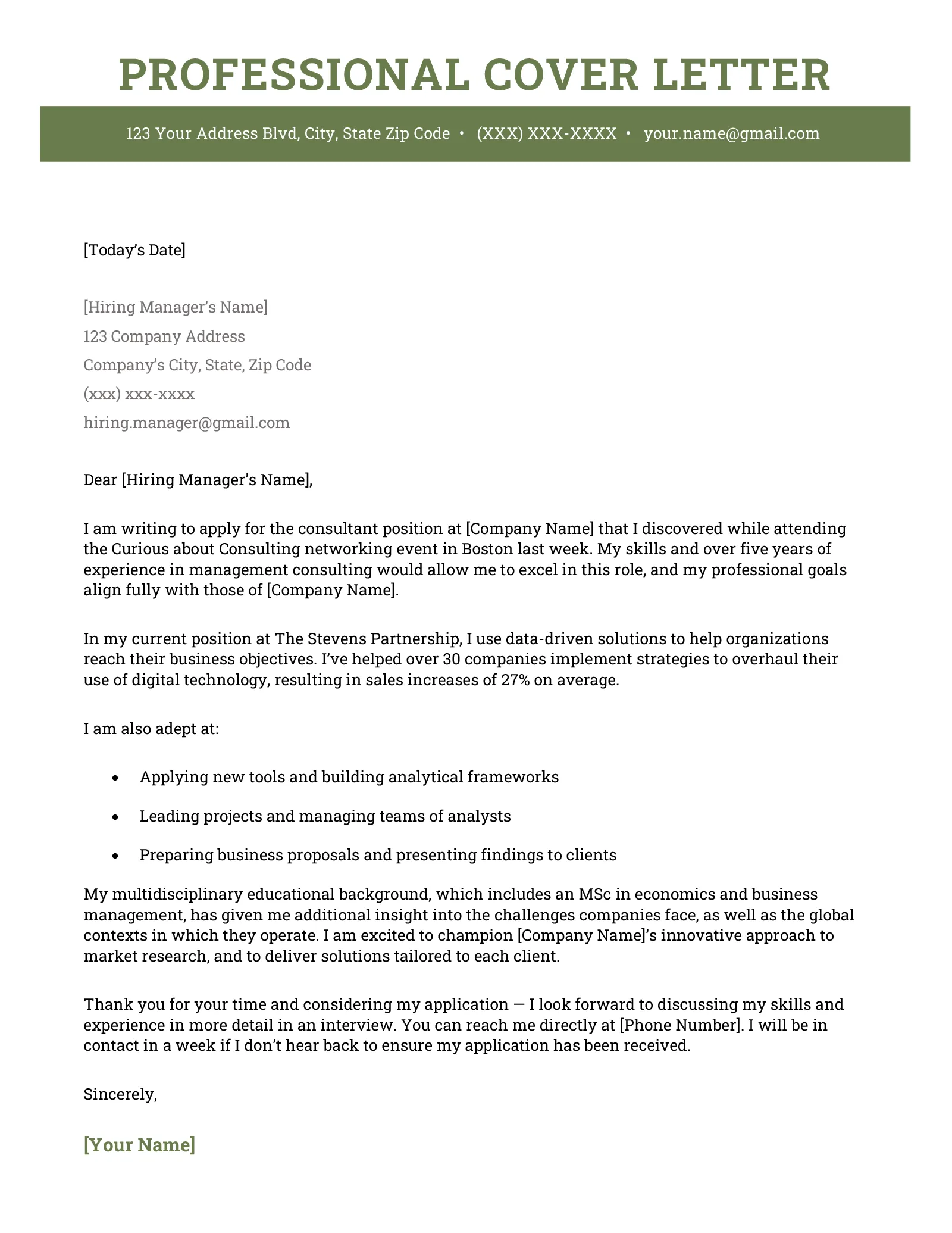 35321 cover letter example contact