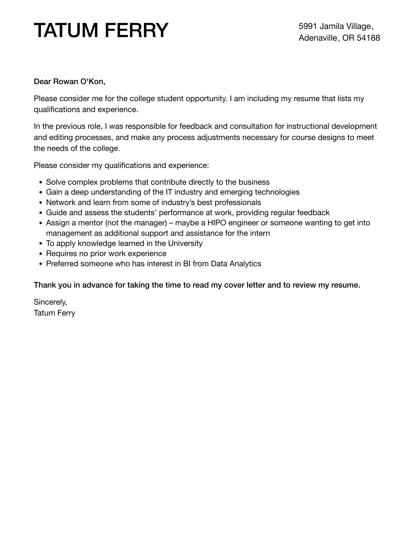 35327 cover letter internship