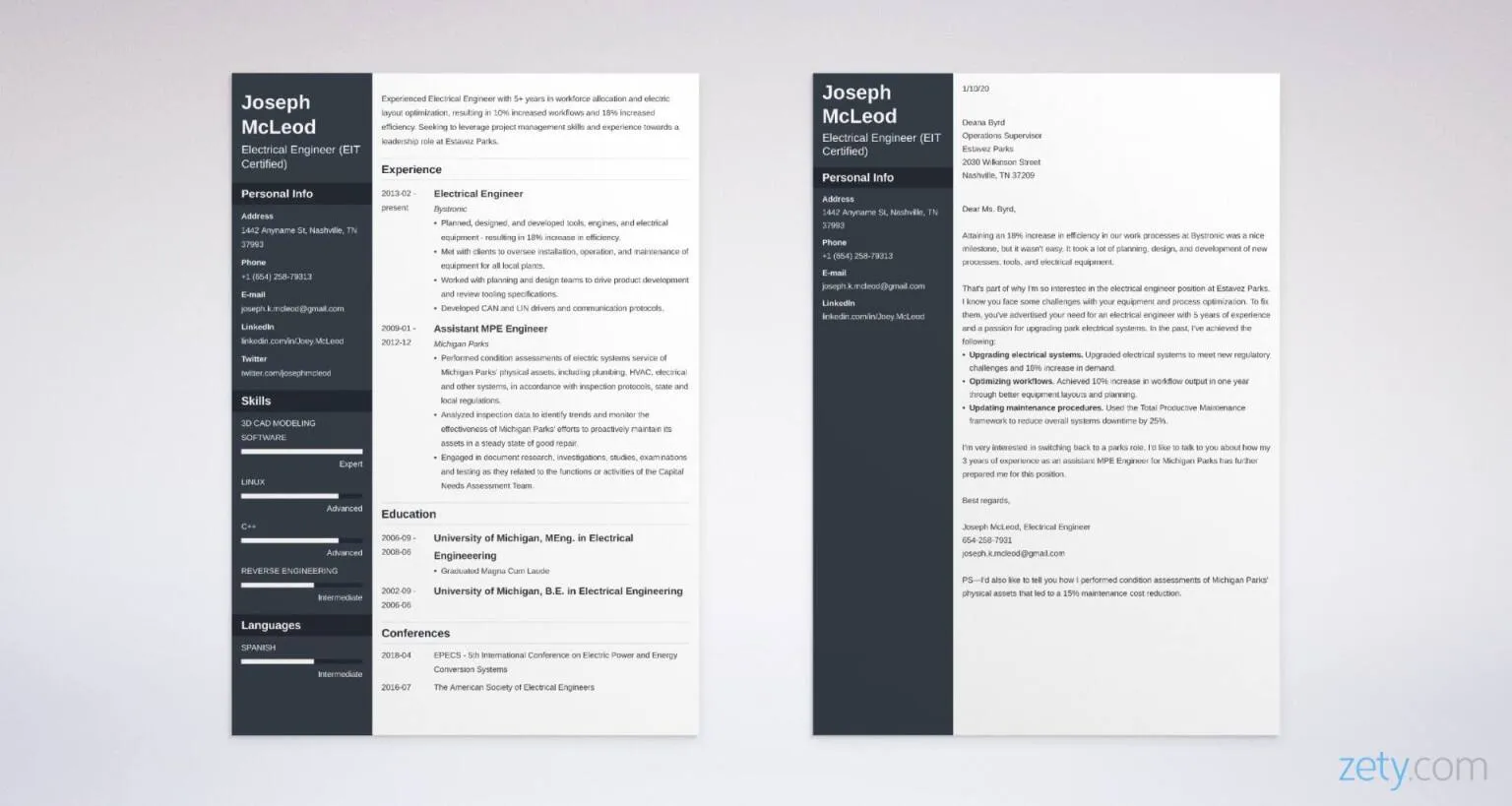 35332 electrical engineer resume example