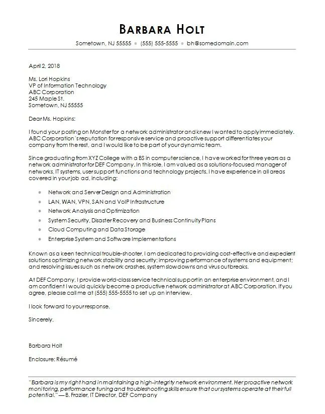 35362 quantify achievements cover letter