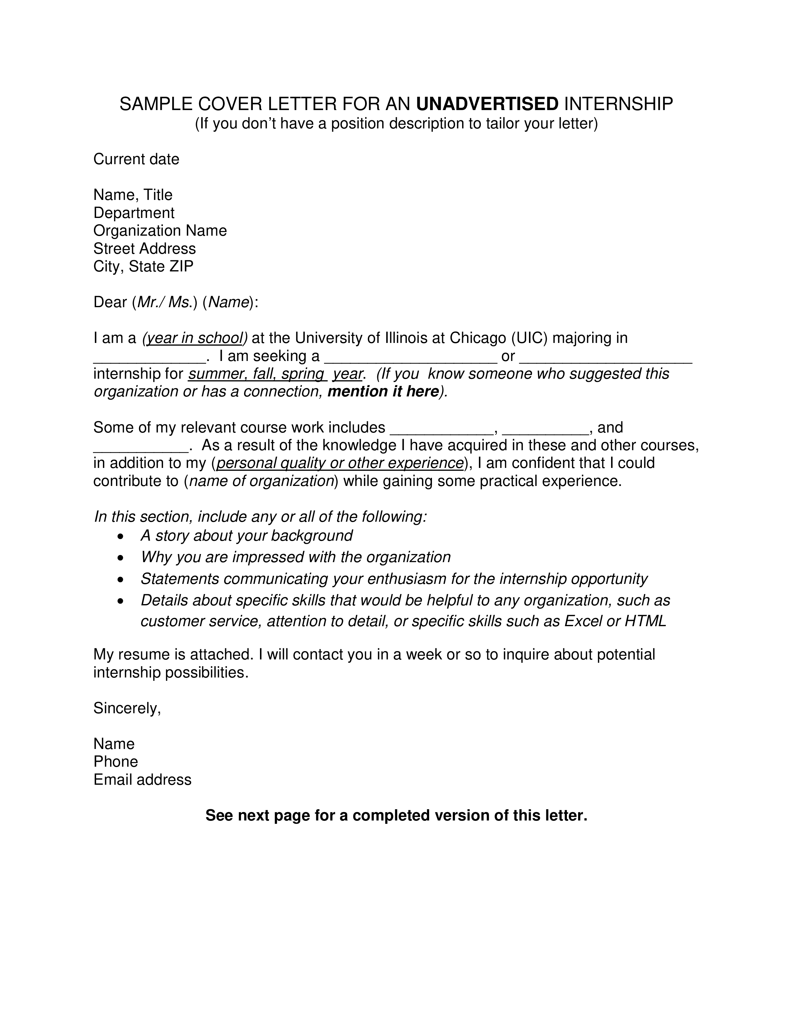 35363 cover letter internship header