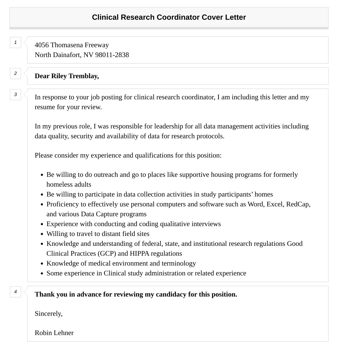 35364 cover letter formatting example
