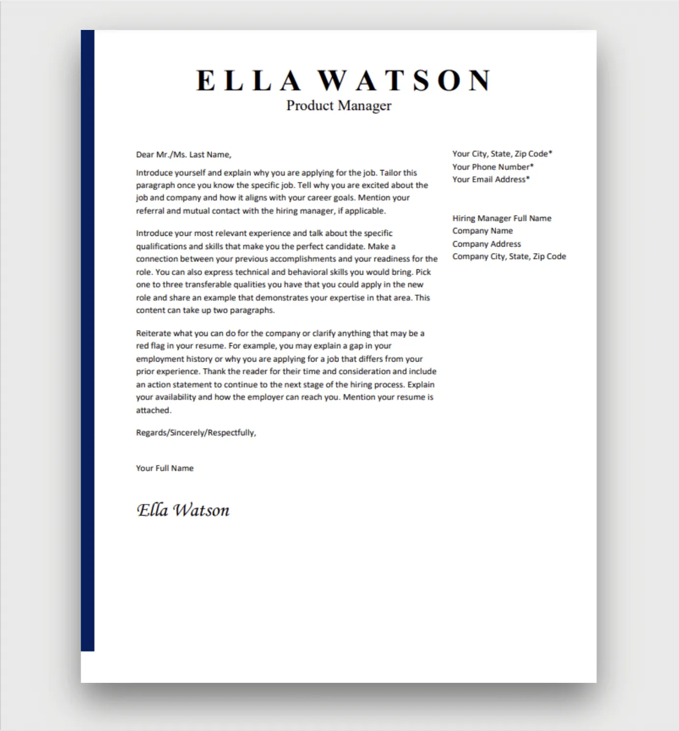 35366 cover letter templates header