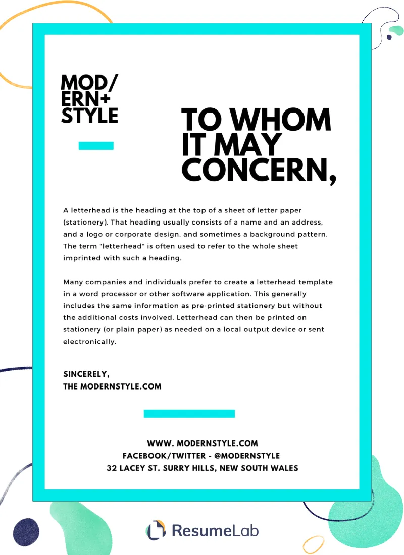 35366 professional cover letter template