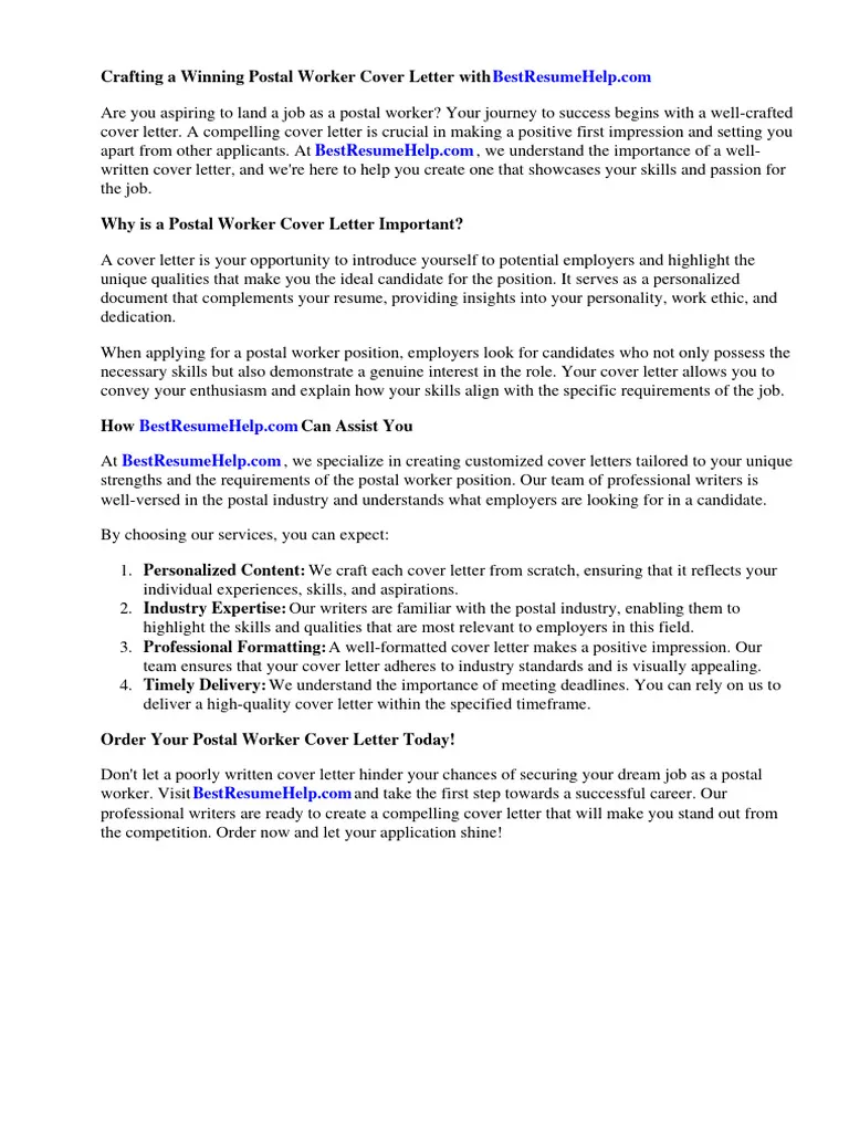 35371 usps cover letter structure