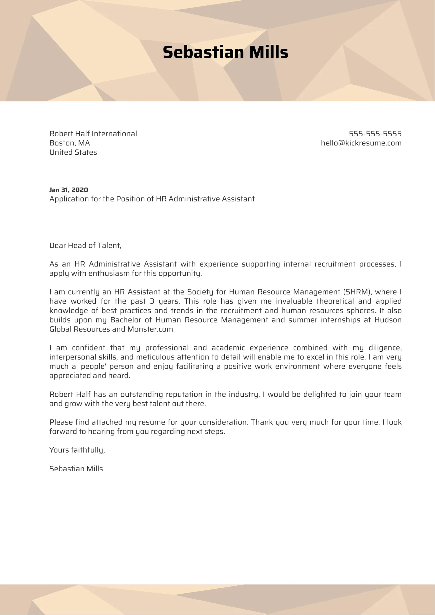 35375 hr assistant cover letter research