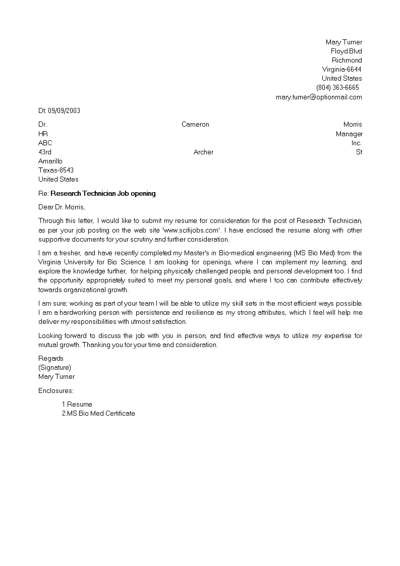 35381 tailoring cover letter