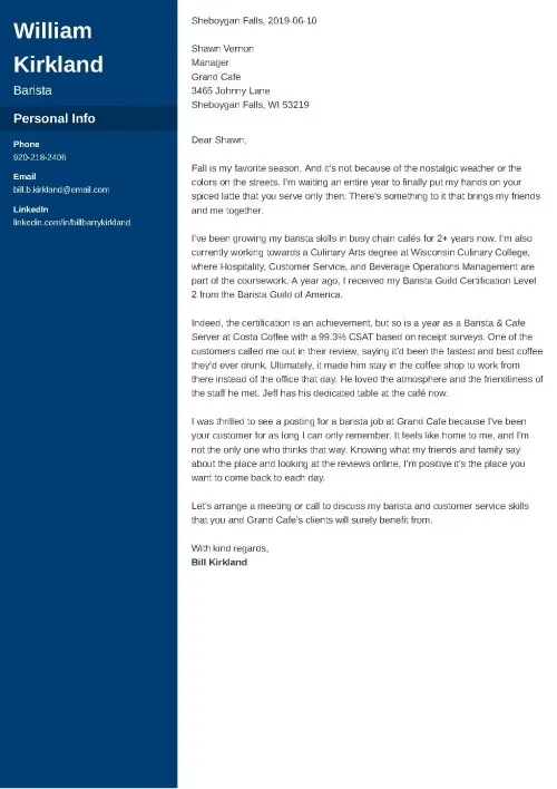 35382 barista coffee preparation