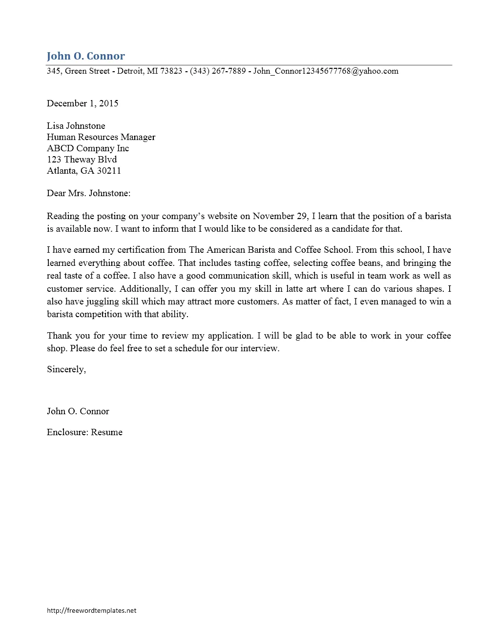 35382 barista skills customer service