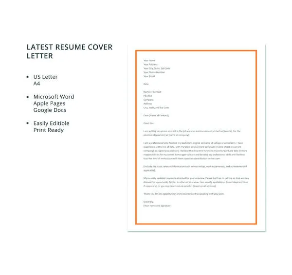 35394 microsoft word resume template guide image3