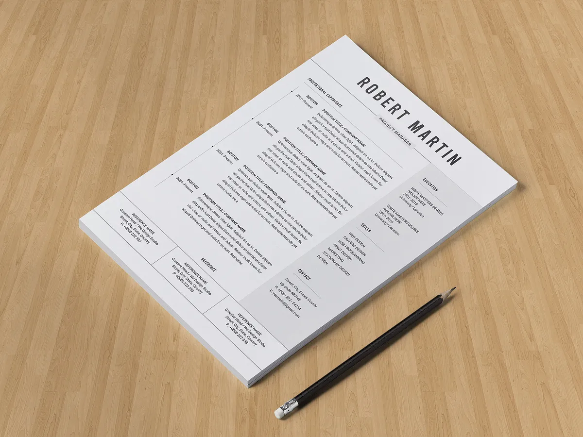 35394 microsoft word resume template guide image4