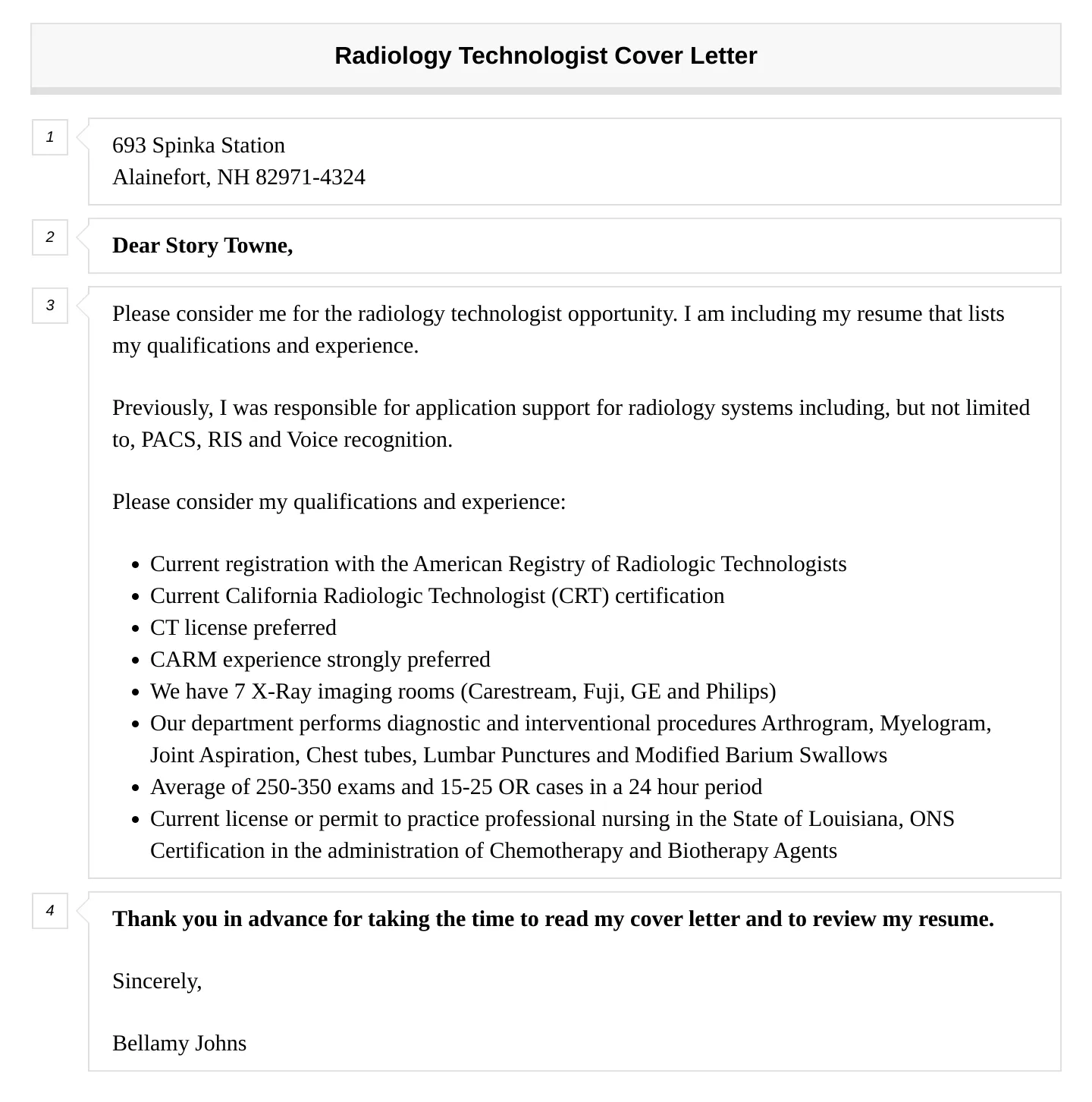 35395 radiology technologist resume tips