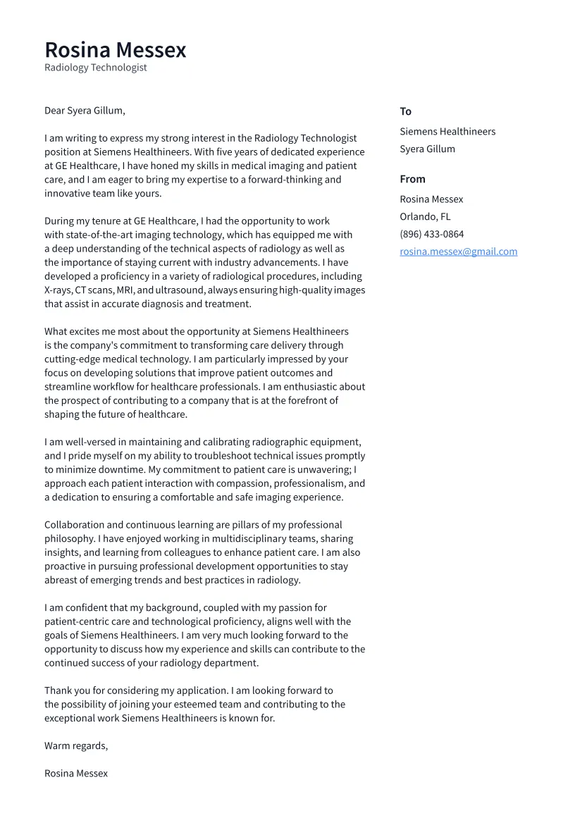 35395 radiology technologist skills