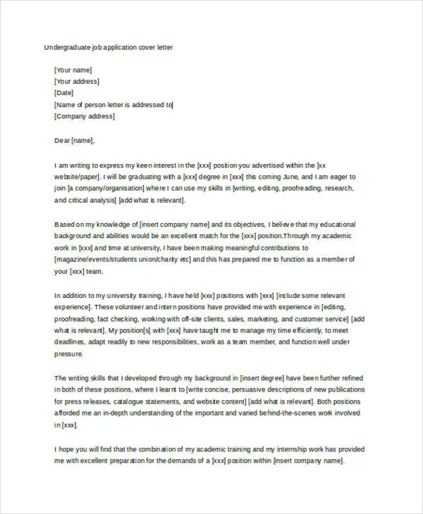 35409 proofreading cover letter