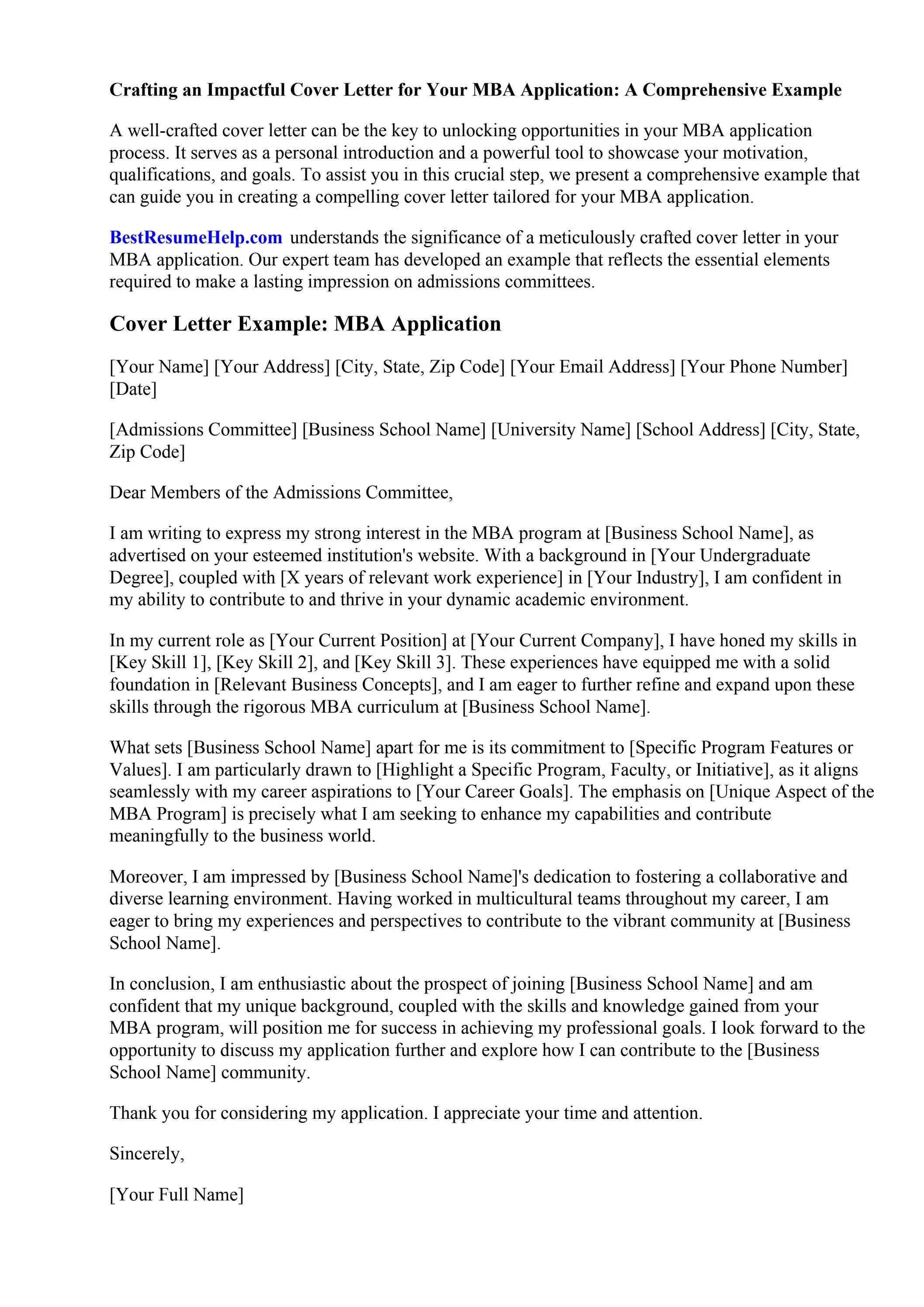 35441 cover letter formatting