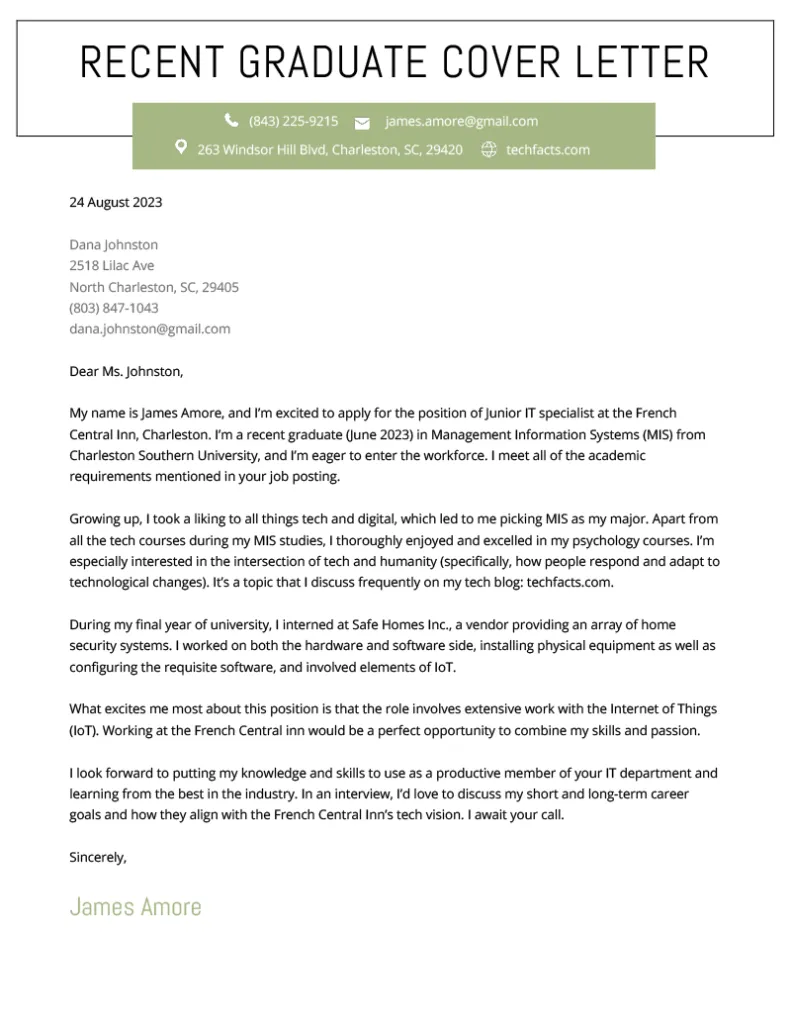 35448 cover letter recent graduate 2