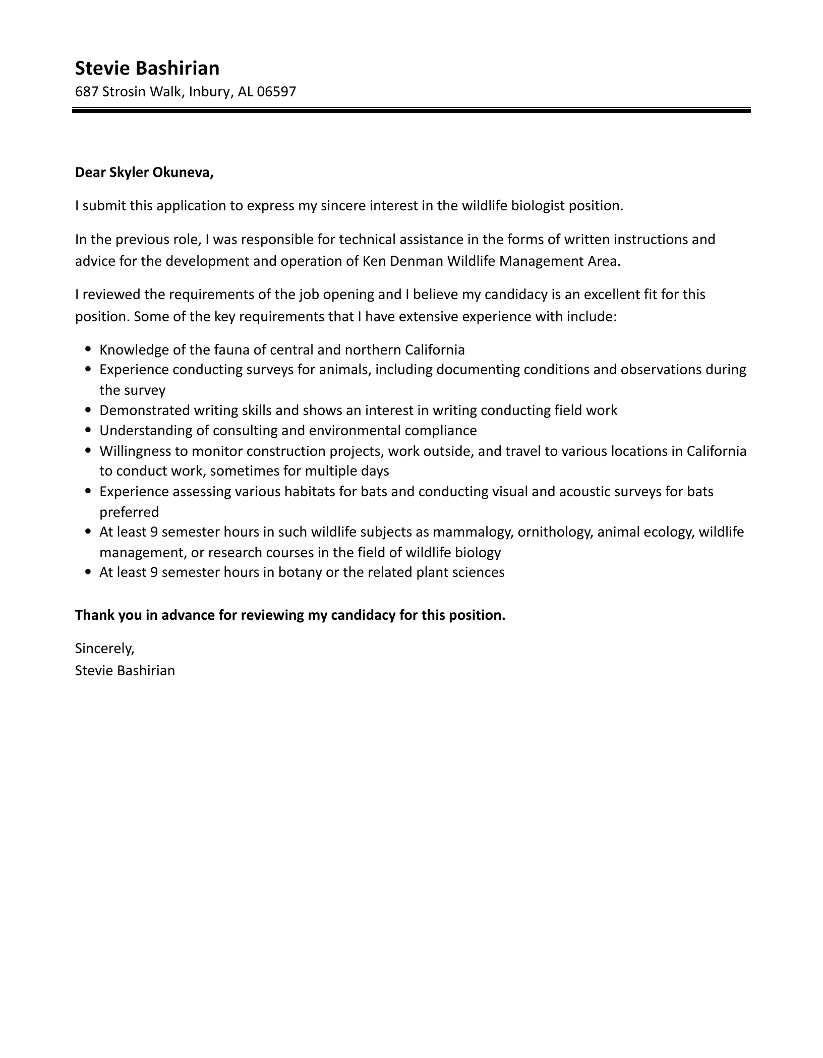 35463 cover letter format