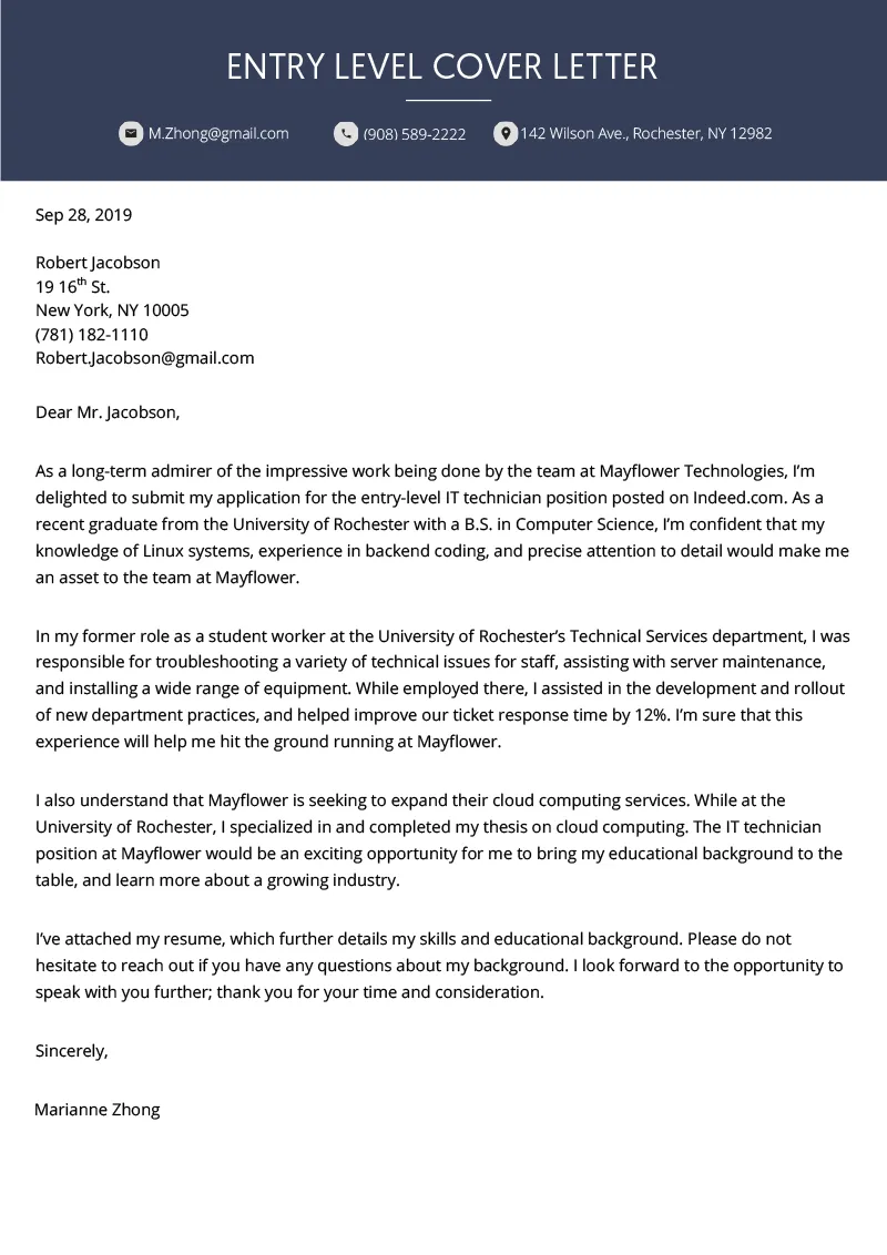 35464 closing cover letter