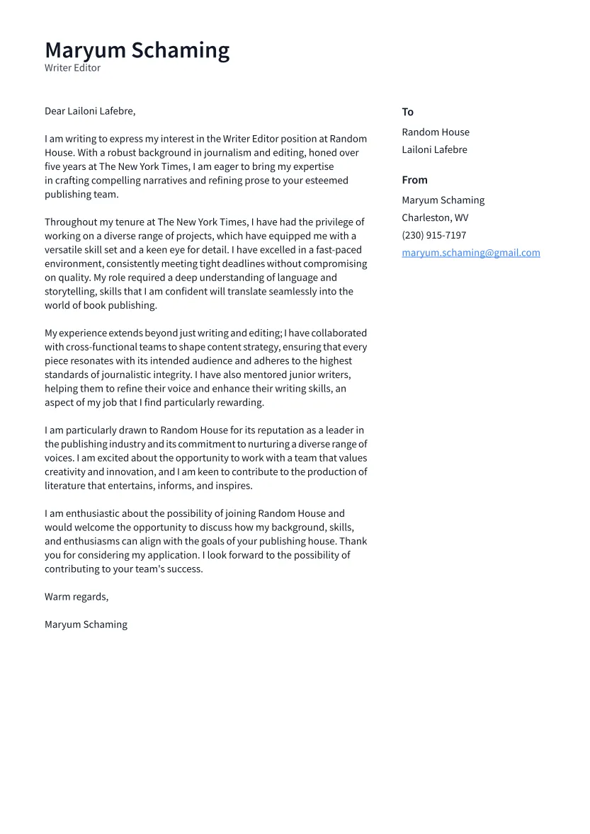 35475 cover letter elements